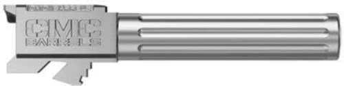 CMC Triggers 75526 Match Precision Fluted Barrel Compatible With for Glock 19 Gen 3 &4 9mm 4.01" Stainless